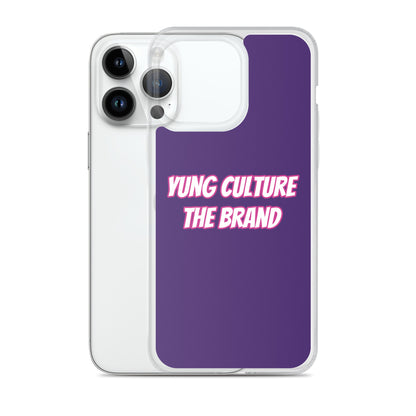 Yung Culture The Brand - Clear Case for iPhone® (Purple)