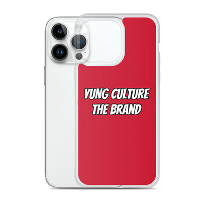 Yung Culture The Brand - Clear Case for iPhone® (Red)