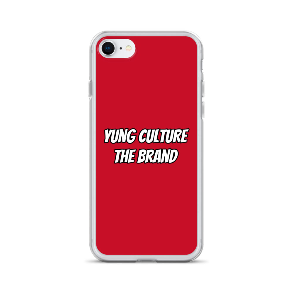 Yung Culture The Brand - Clear Case for iPhone® (Red)