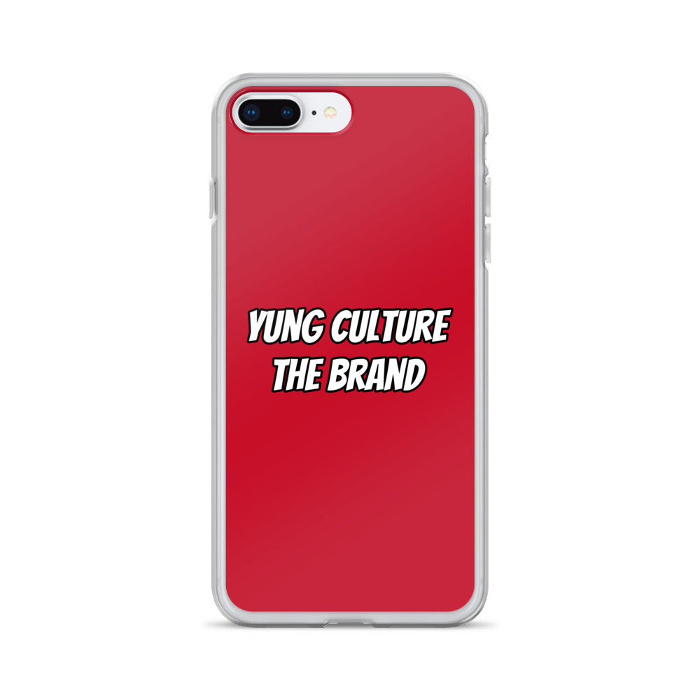 Yung Culture The Brand - Clear Case for iPhone® (Red)