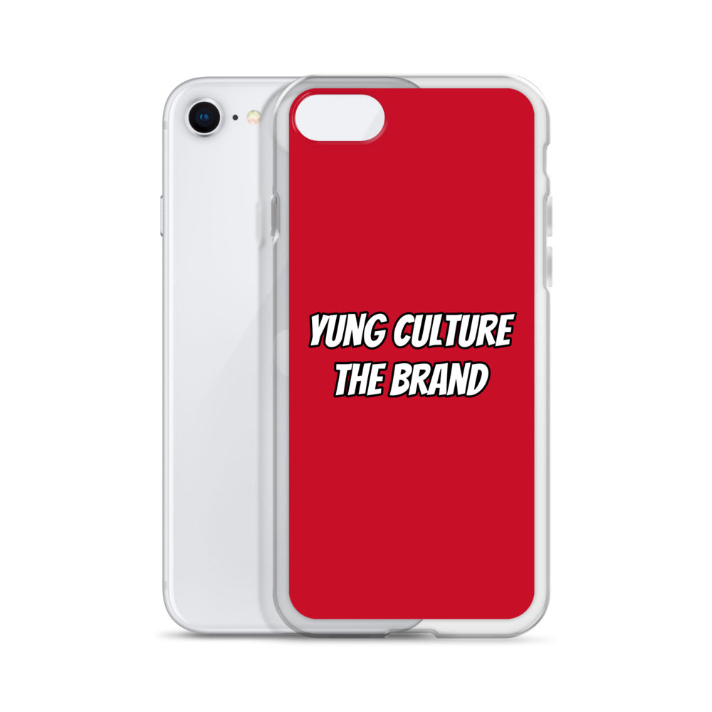 Yung Culture The Brand - Clear Case for iPhone® (Red)