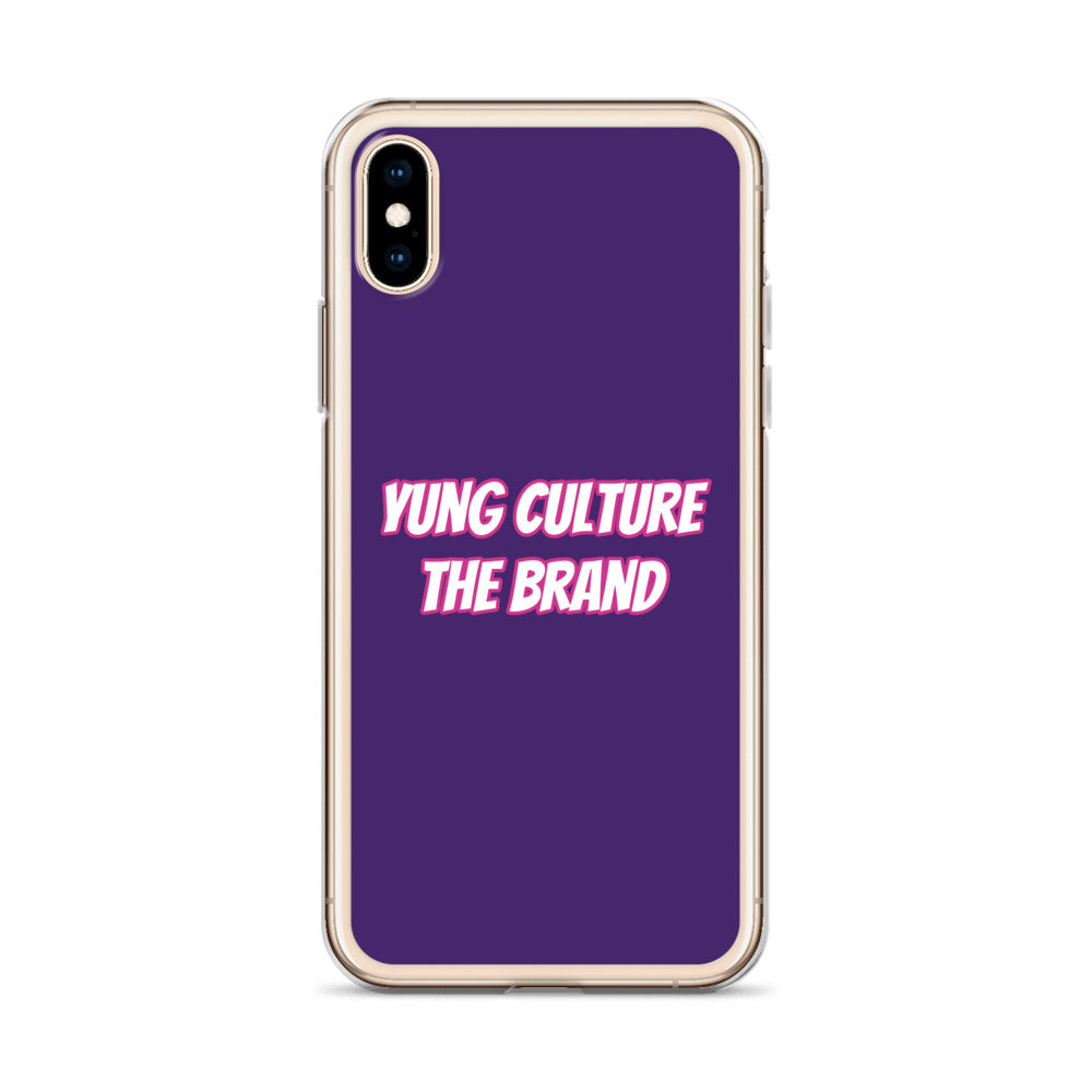 Yung Culture The Brand - Clear Case for iPhone® (Purple)