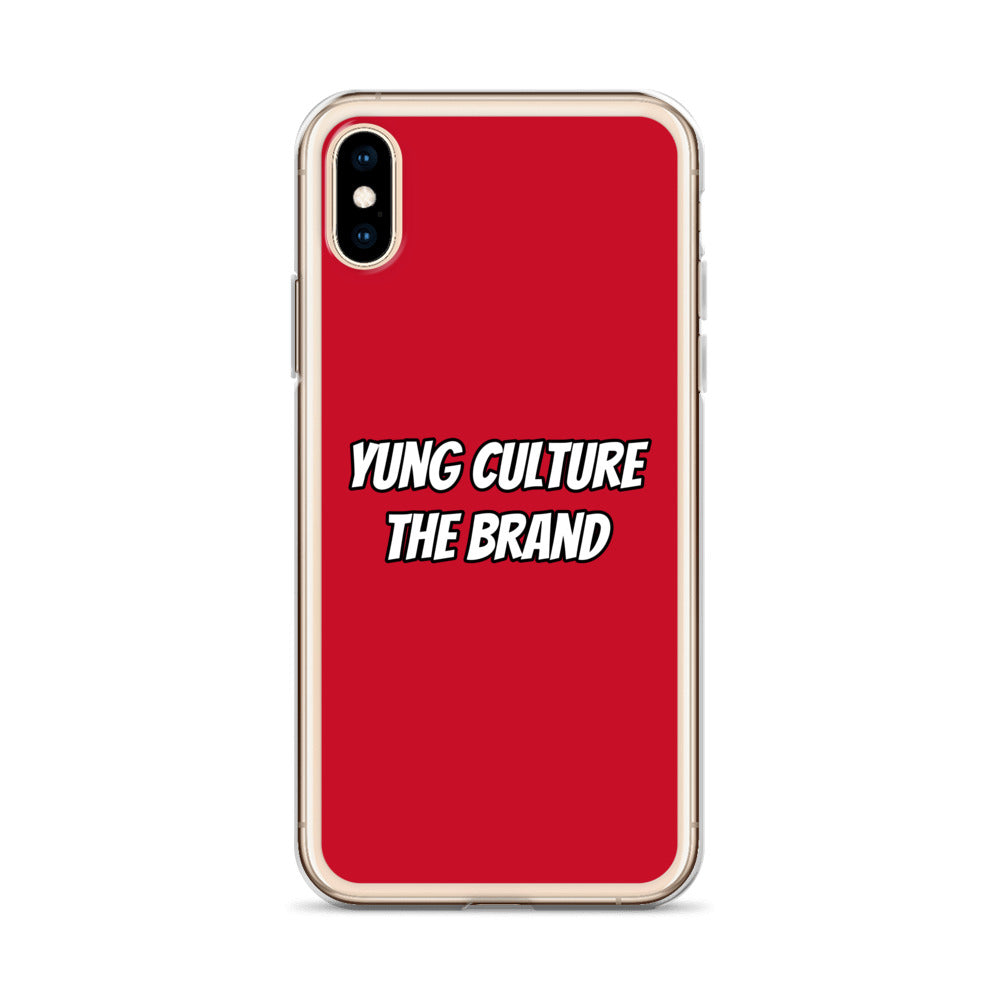 Yung Culture The Brand - Clear Case for iPhone® (Red)