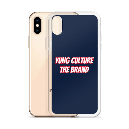 Yung Culture The Brand - Clear Case for iPhone® (Navy)