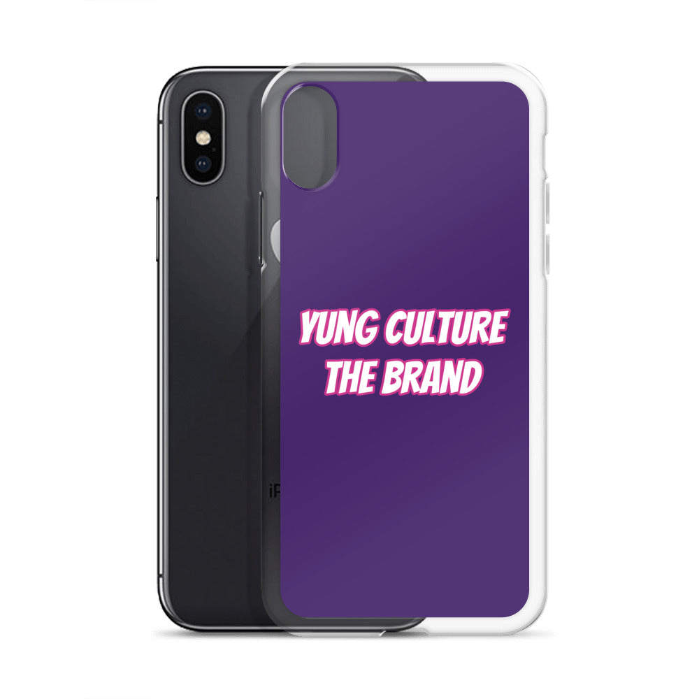 Yung Culture The Brand - Clear Case for iPhone® (Purple)