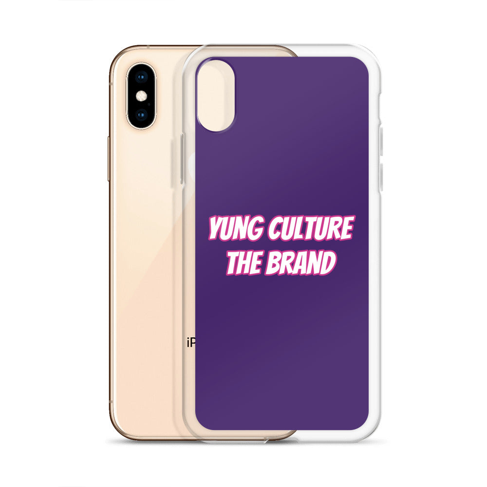 Yung Culture The Brand - Clear Case for iPhone® (Purple)