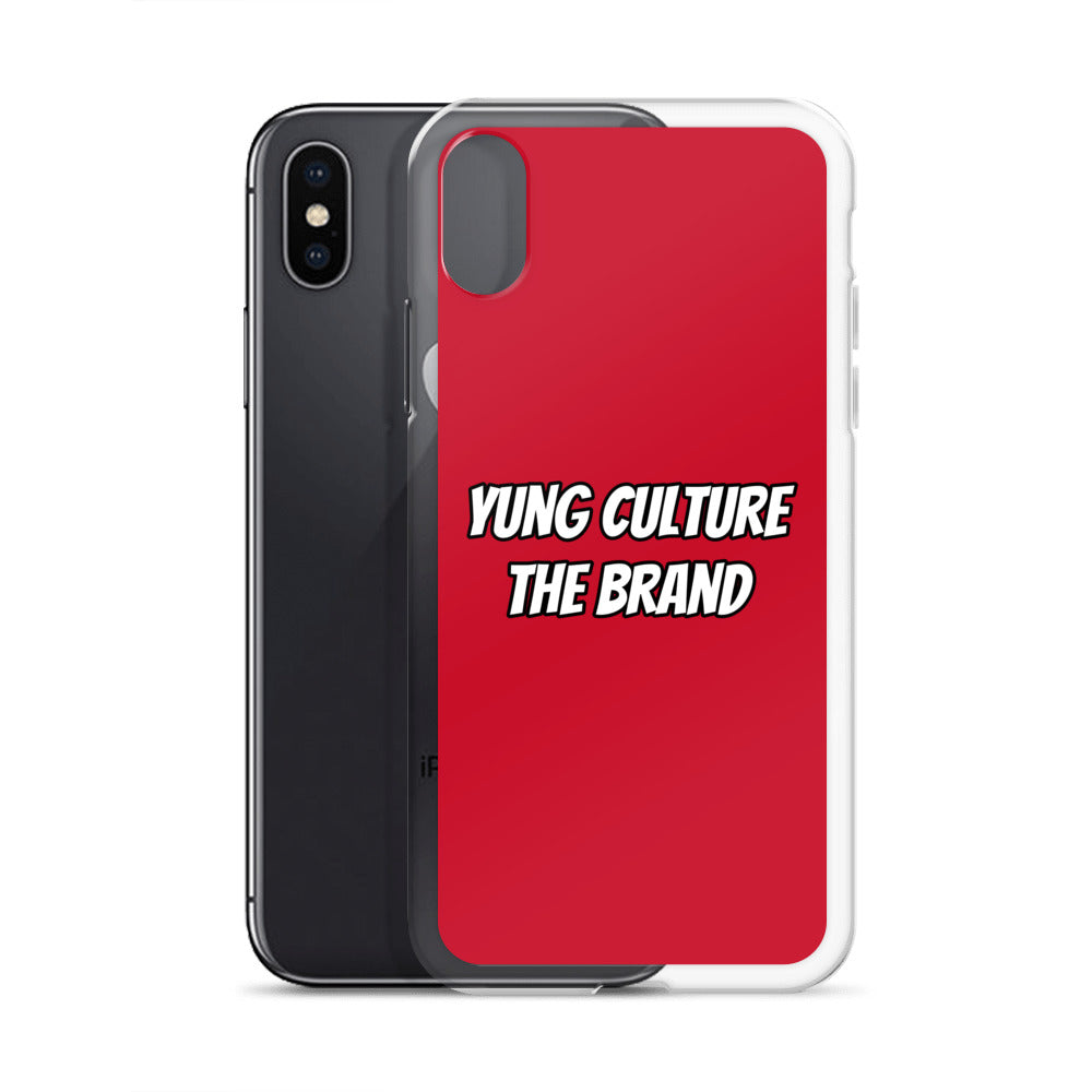 Yung Culture The Brand - Clear Case for iPhone® (Red)