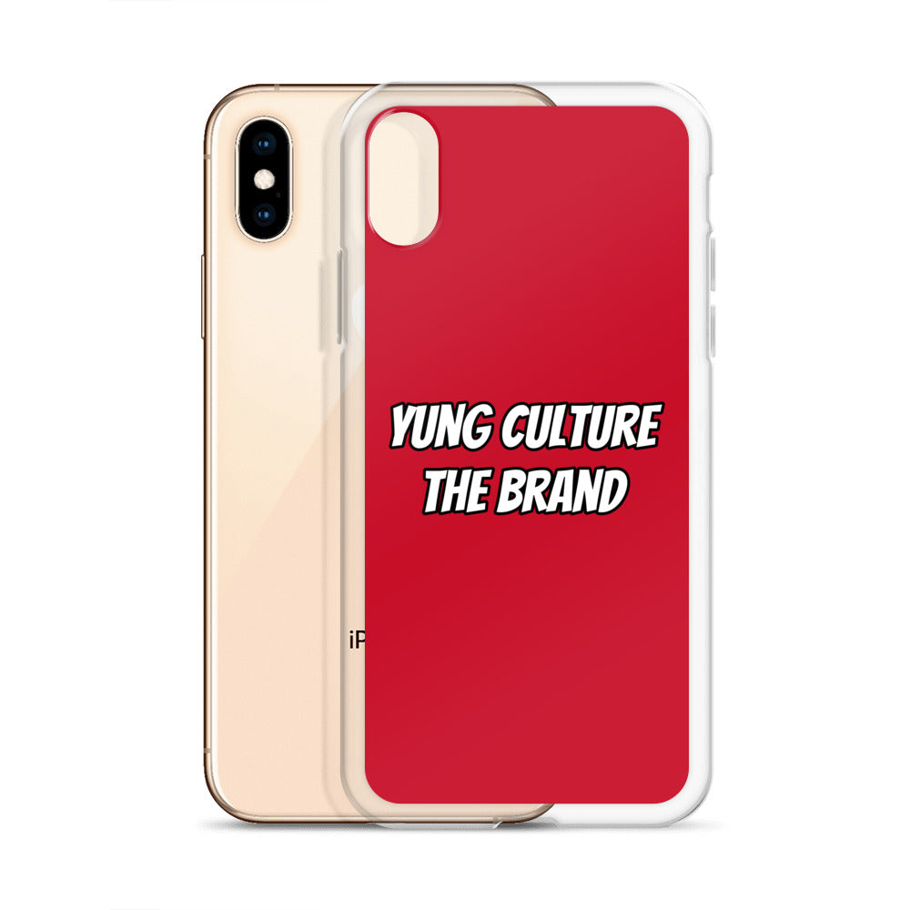 Yung Culture The Brand - Clear Case for iPhone® (Red)