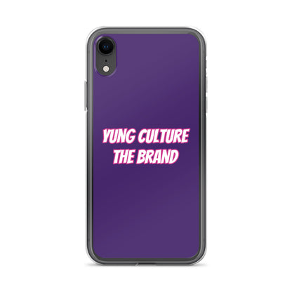 Yung Culture The Brand - Clear Case for iPhone® (Purple)