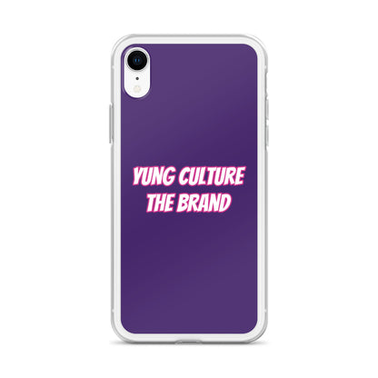 Yung Culture The Brand - Clear Case for iPhone® (Purple)