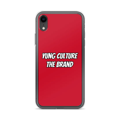 Yung Culture The Brand - Clear Case for iPhone® (Red)