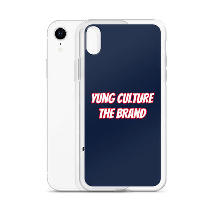 Yung Culture The Brand - Clear Case for iPhone® (Navy)