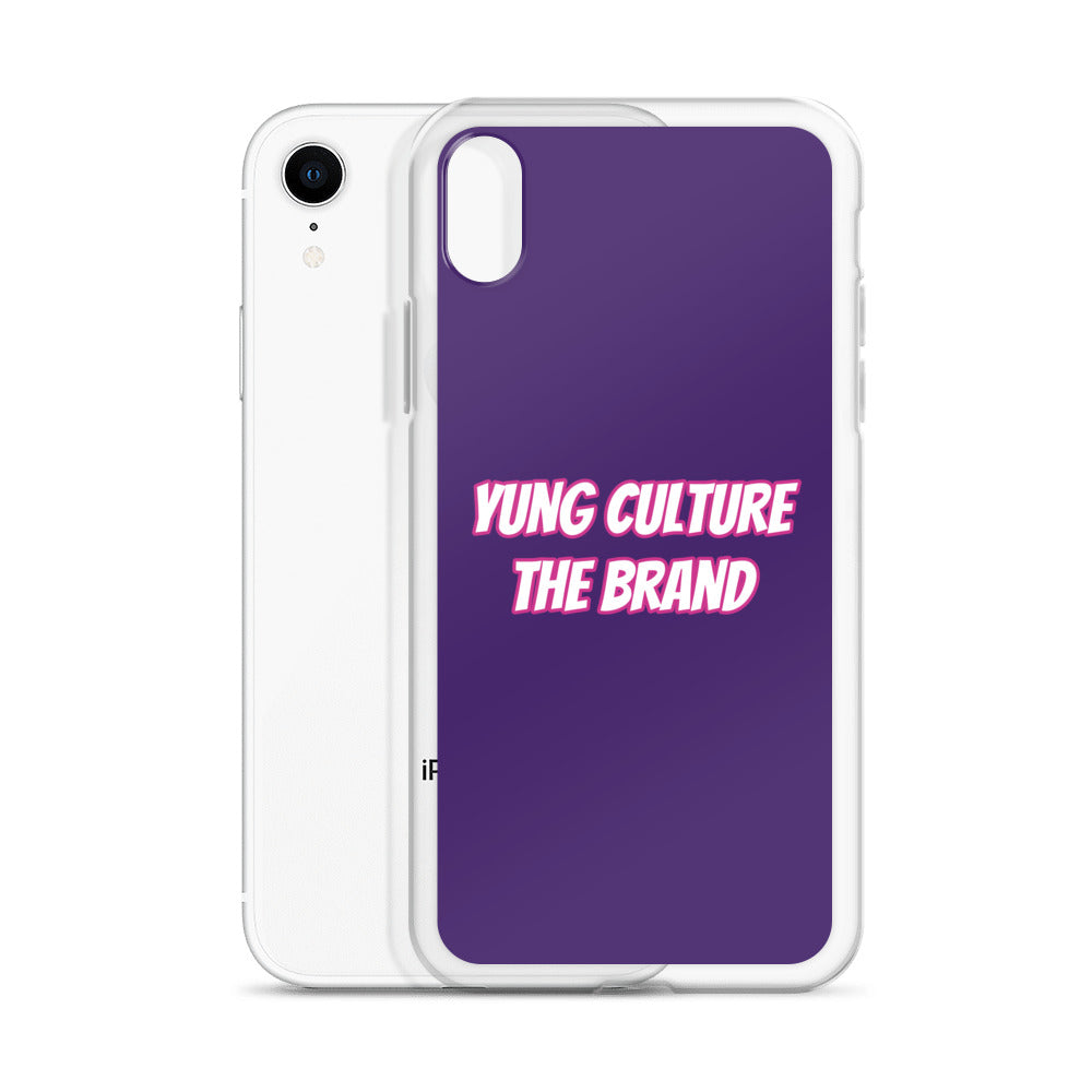 Yung Culture The Brand - Clear Case for iPhone® (Purple)