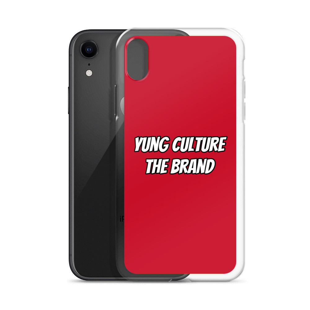 Yung Culture The Brand - Clear Case for iPhone® (Red)