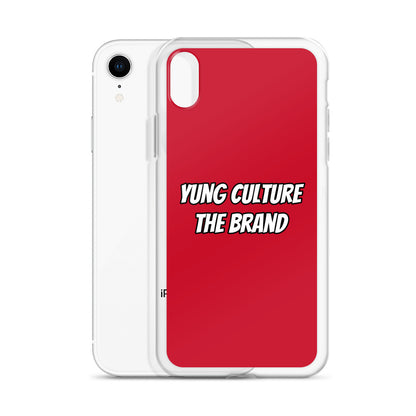 Yung Culture The Brand - Clear Case for iPhone® (Red)