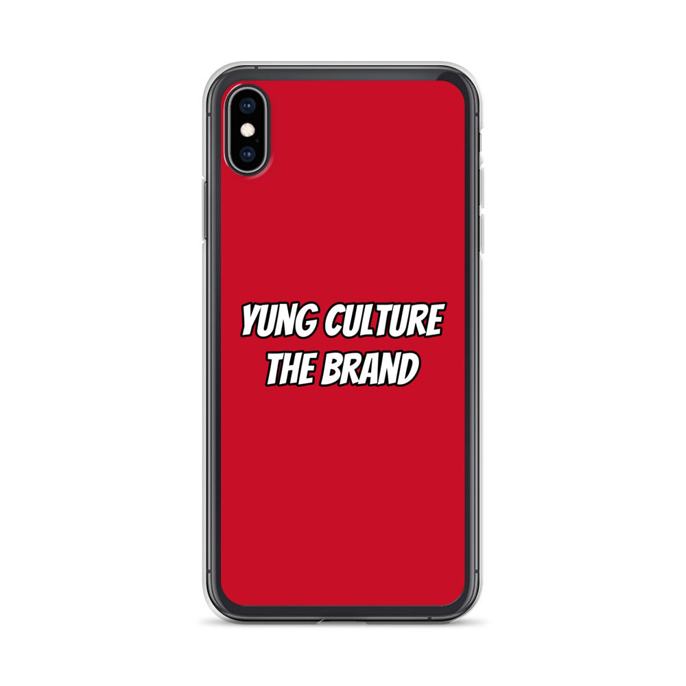 Yung Culture The Brand - Clear Case for iPhone® (Red)