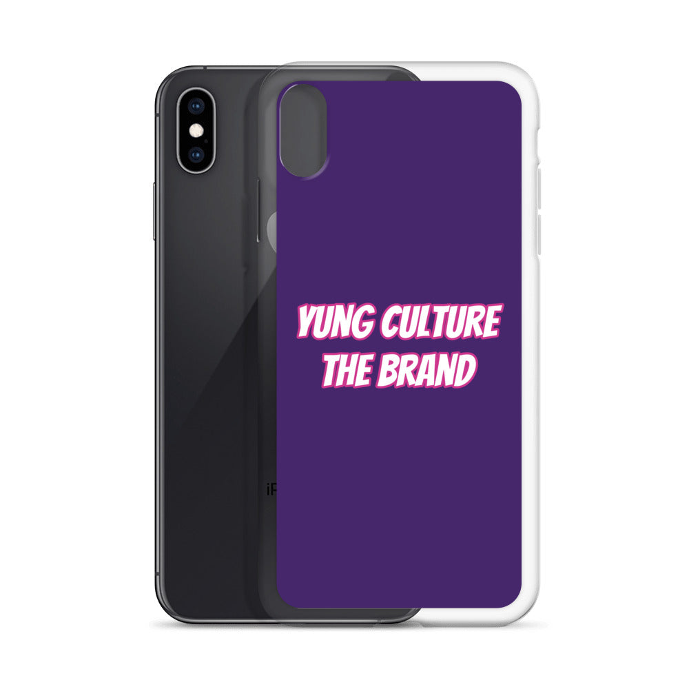 Yung Culture The Brand - Clear Case for iPhone® (Purple)