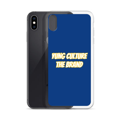 Yung Culture The Brand - Clear Case for iPhone® (Dark Cerulean)