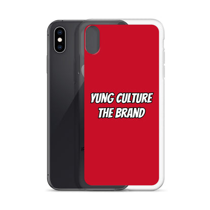 Yung Culture The Brand - Clear Case for iPhone® (Red)