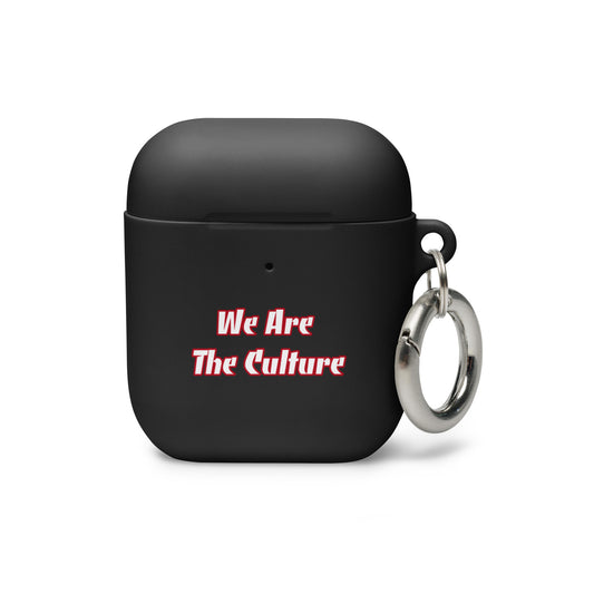 We Are The Culture - Rubber Case for AirPods® (Black)