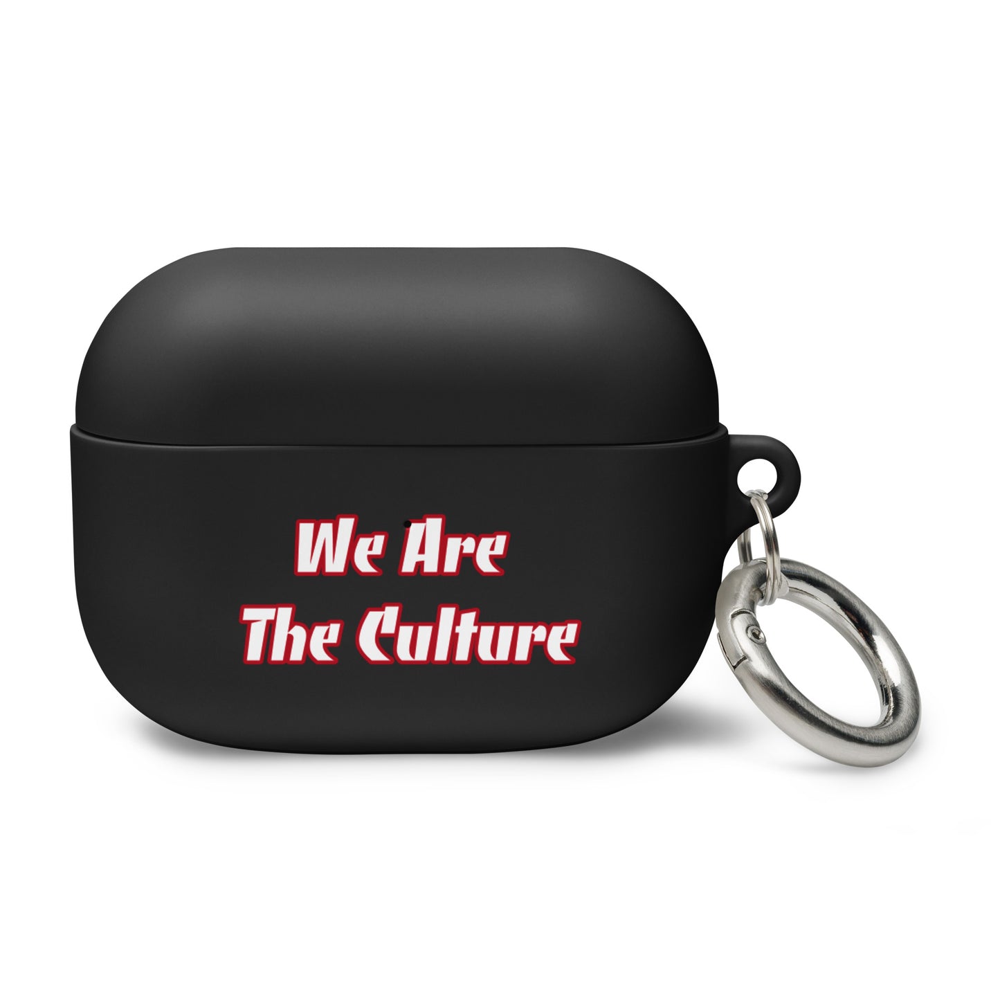 We Are The Culture - Rubber Case for AirPods® (Black)