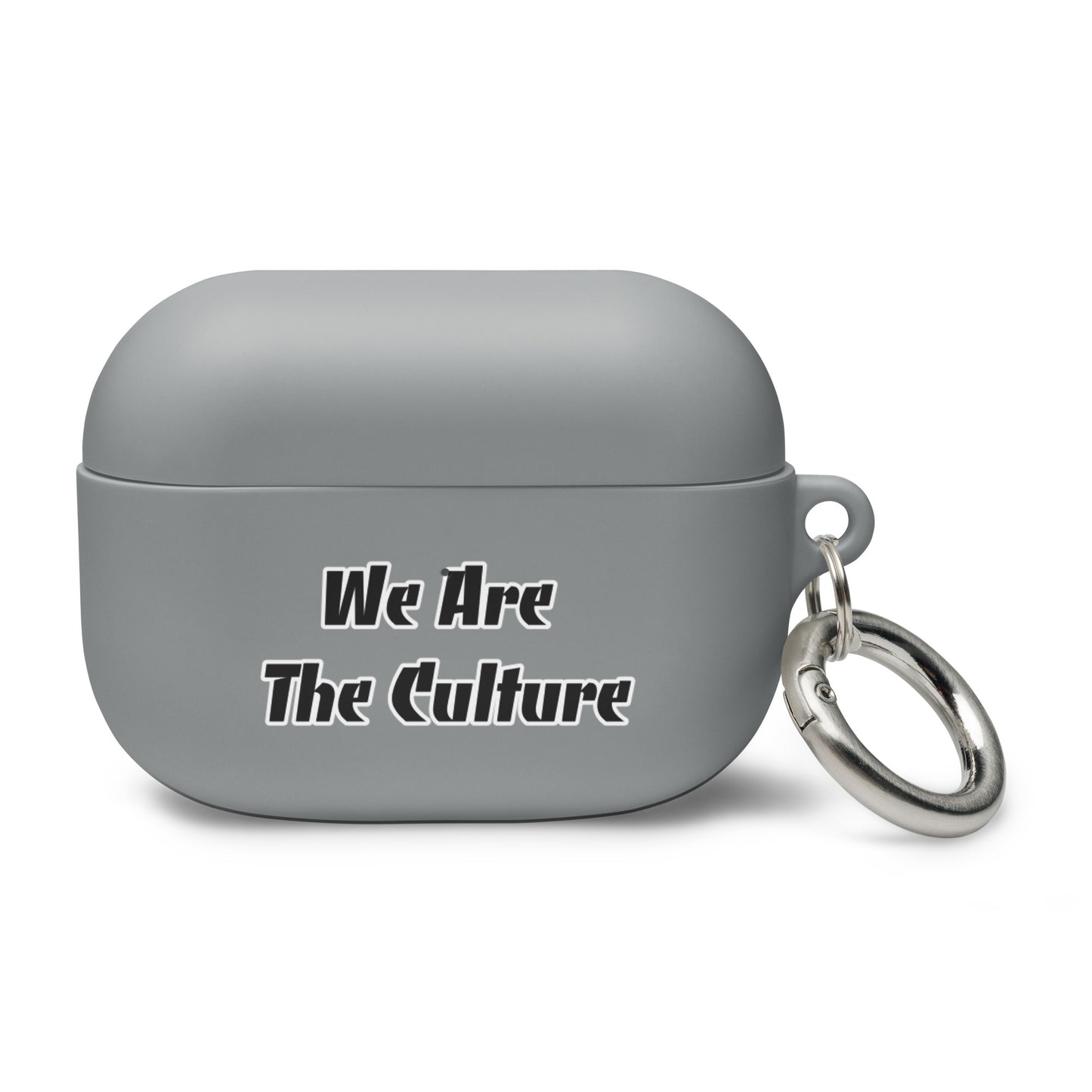 We Are The Culture - Rubber Case for AirPods® (Grey)