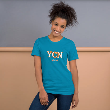 "YCN Miami" (Aqua) T-Shirt